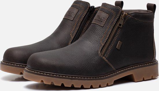 Rieker Tex Veterschoenen bruin Leer - Maat 47