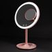 EMKE® Macaron Make-upspiegel met verlichting, 3 lichtkleuren, dimbaar, 1x/3x verlichte make-upspiegel, 90 graden draaibaar, USB-oplaadbaar, led-make-upspiegel, Macaron tafelspiegel voor make-up