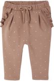 Vertbaudet Fleece-pantalon voor meisjesbaby Roestbruin