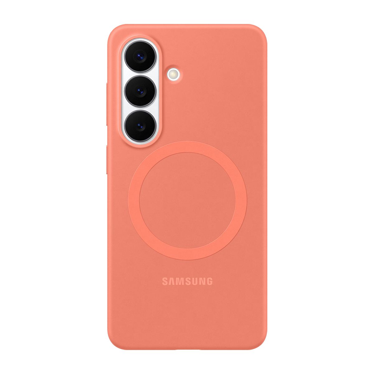 Samsung EF-ES942COEGWW Silicone Magnet Case voor Samsung Galaxy S26 - Koraalrood