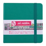 Talens Art Creation Schetsboek - Forest Green - 12x12 cm - 140 grams - 80 vellen