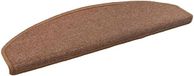vidaXL Zelfklevende trapmatten 15 stuks 80 x 24,5 x 3,5 cm Bruin