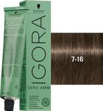 Schwarzkopf Professional Schwarzkopf Igora Zero Ammonia 60 ml - 7-16