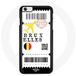 Maniacase Hoesje voor iPhone 5/5S-SE Brussel België vliegtuig