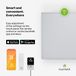 Blumfeldt Infrarood wandverwarming 600W – Wandmontage, Externe thermostaat, App-bediening, 95 % energie-efficiëntie, Voor 10-15 m², Aluminium, Oververhittingsbeveiliging, Badkamer
