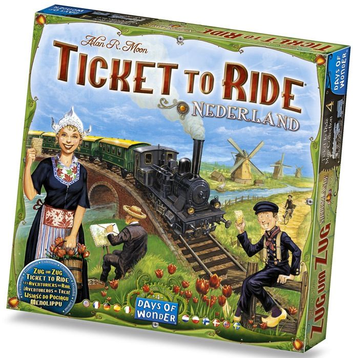 Asmodee Ticket to Ride - Nederland (uitbreiding) - Days of Wonder - Strategisch spel