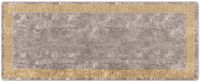 vidaXL - Runner Rug - MARSA - Grijs & Goud - 100 x 250 cm