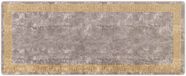 vidaXL - Runner Rug - MARSA - Grijs & Goud - 100 x 250 cm