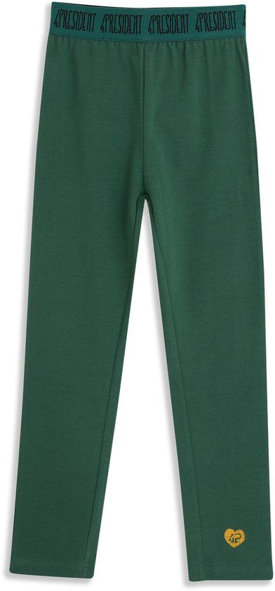4PRESIDENT Broek Meisjes - Green - Maat 128