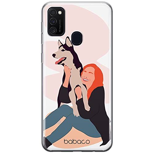 ERT GROUP mobiele telefoonhoesje voor Samsung M21 / M30S - Babaco patroon Dogs 004