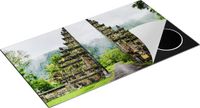 Chefcare Inductie Beschermer Tempel Poort in Bali 95x55 cm - Multicolor