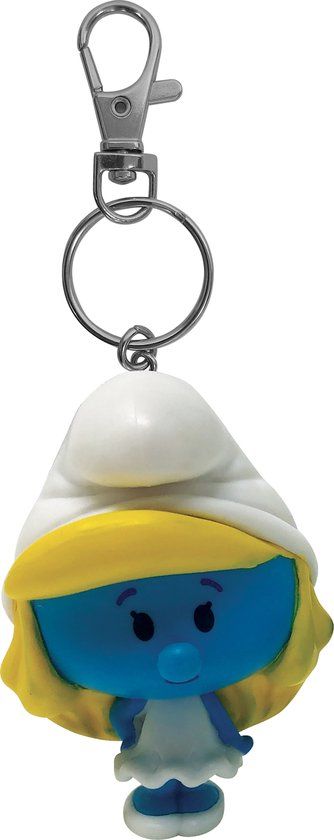 De Smurfen - Chibi Sleutelhanger Smurfen - 6 cm - Kunststof - Plastoy - Unisex - Film & Series Merchandise