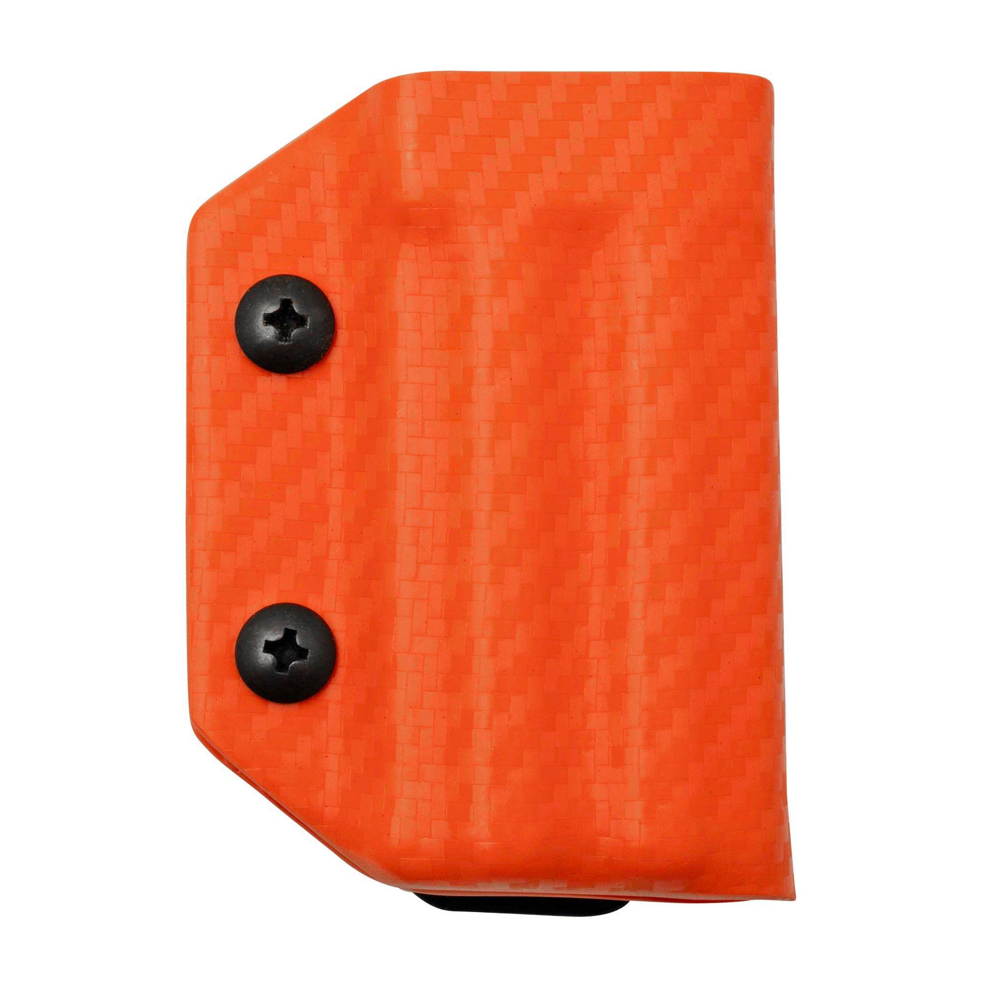 Clip & Carry Clip And Carry Kydex Sheath Victorinox SwissTool, Carbon Fiber Orange VSTOOL-CF-ORNG riemholster