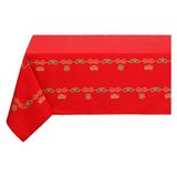 THUN Kersttafelkleed 10-12 personen 100% katoen kerstwensen cadeau-idee 150 x 250 cm