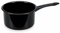 Benza - sauteuse à sauce pour barbecue – acier au carbone émaillé – 1,5 litre – Ø 19 cm – noir