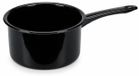 Benza - sauteuse à sauce pour barbecue – acier au carbone émaillé – 1,5 litre – Ø 19 cm – noir