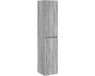 vidaXL Wandgemonteerde Badkamerkast Grijs Sonoma 33 x 34,5 x 160 cm