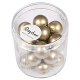 Rayher 14450616 Renaissance glazen waxparels, mat, 12 mm ø