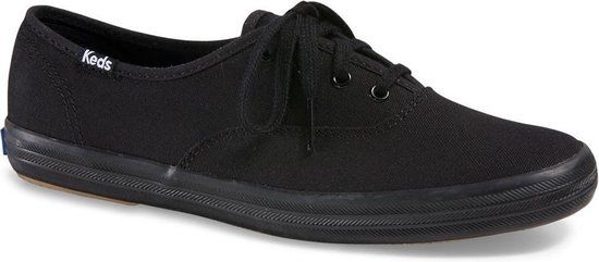 Keds Champion CVO Canvas - Zwarte dames sneakers maat 34