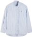 Tommy Hilfiger Dames Lange Mouwen Shirt Katoen Blauw/Wit Maat 42