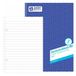 Avery 905 schrijfblok & schrift Blauw, Wit A4 50 vel