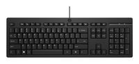 HP 125 Wired Keyboard (Bulk) Kantoor USB Zwart