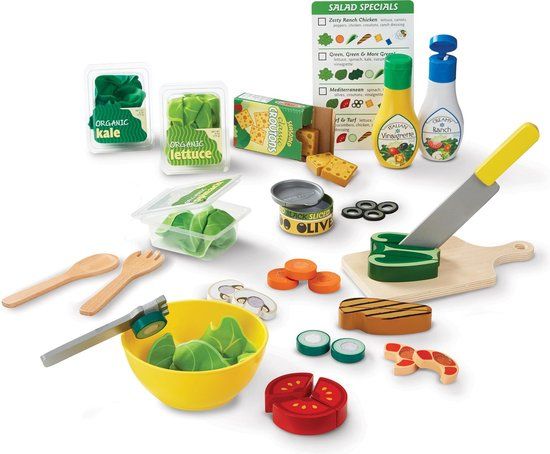 Melissa & Doug Saladeset Snijden en bereiden - 52-delig