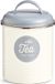 Zeller Thee bewaarblik - metaal - Wit/Grijs - 2 liter