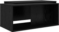 vidaXL Koffietafel set 2 stuks zwart eiken 90 x 48 x 40 cm bewerkt hout