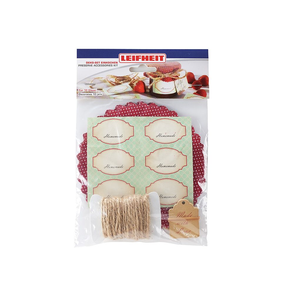 Leifheit Deko set voor jampotten