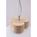 Globen Lighting Suspension Mammut Ø30 cm Travertin