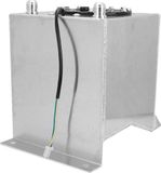 OEM Aluminiumen tank van 25 gallon met niveaumeter, geschikt voor auto-accessoires.