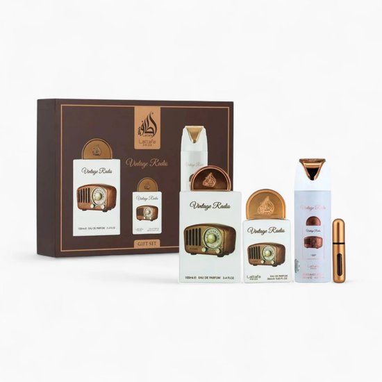 Lattafa Pride Vintage Radio Eau de Parfum Giftset