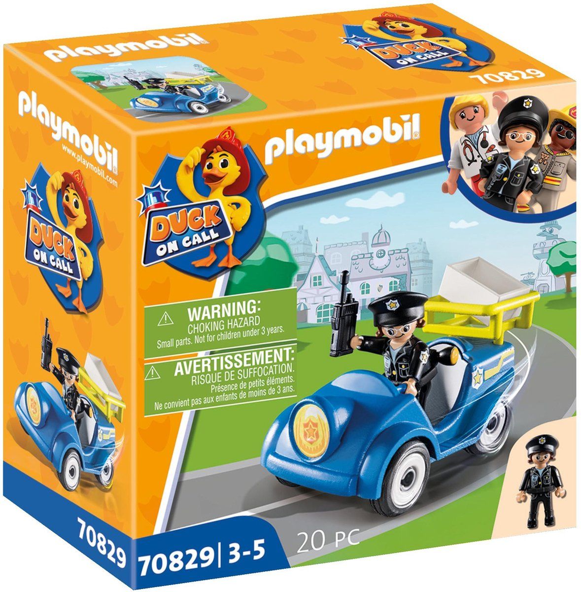 Playmobil Duck On Call Mini-politiewagen - 70829
