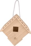 Artemio Nestkast om op te hangen, hout, 22,5 x 22,5 x 16 cm