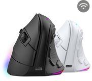 Mars Gaming MMSKW Gamen Rechtshandig RF-draadloos + Bluetooth Optisch 8400 DPI Zwart