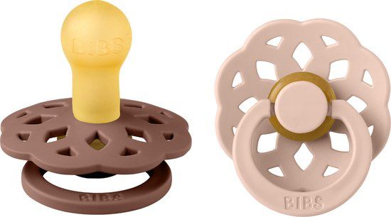 BIBS Fopspeen Boheme 0-6 maanden Woodchuck / Blush
