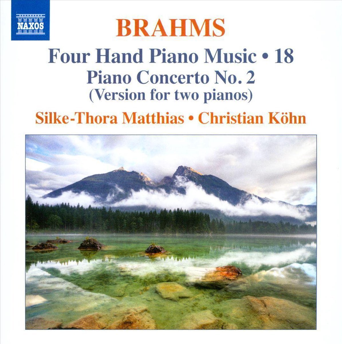 OUTHERE Brahms; Four Hand Piano Music Vol. 18