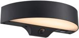 Nordlux Monay Solar Rond Wandlamp LED Zwart