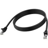 Vision TC 2MCAT6A/BL câble réseau Noir 2 m Cat6a U/UTP (UTP) Rond