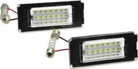 Set AutoStyle Set pasklare LED nummerplaatverlichting passend voor Mini One/Cooper/S/Cabrio/Coupe/Roadster R56/R57/R58/R59 2006-2014