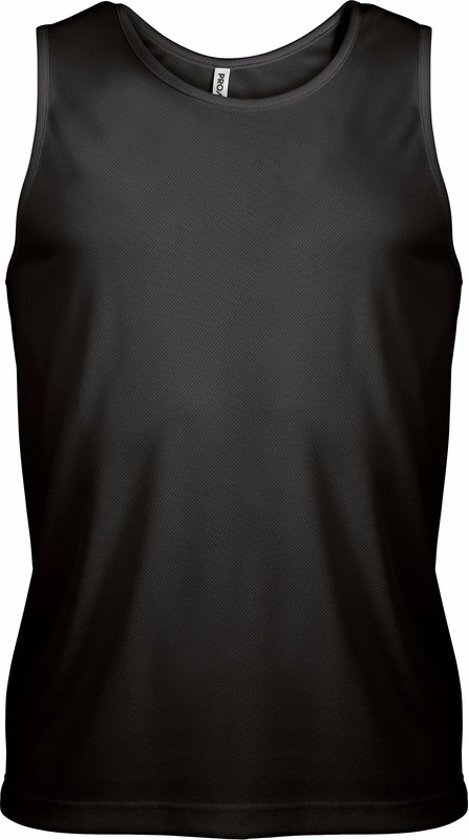 Proact Zwart sport singlet voor heren 2XL (44/56