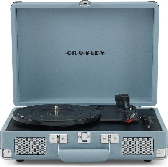Crosley Cruiser Plus platenspeler - Tourmaline - Bluetooth in/uit