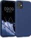kwmobile coque de téléphone compatible avec Apple iPhone 11 - Coque arrière - Bleu marine