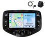 Awesafe Peugeot Autoradio met camera en microfoon, geschikt voor Peugeot 108, Toyota Aygo, Citroën C1 (2015-2021), met draadloze CarPlay, Android Auto, WiFi, GPS-navigatie, RDS, DSP, DAB+, Bluetooth, 7-inch scherm, 2+64GB opslag