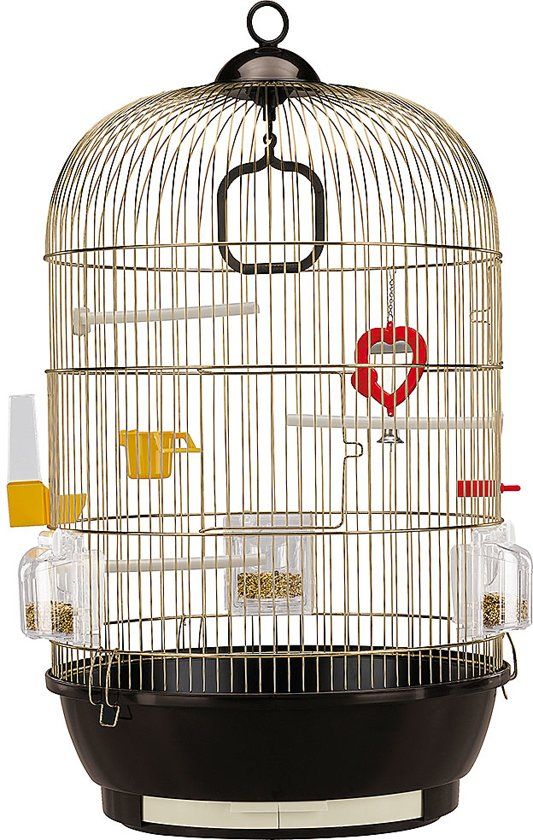 Ferplast Diva Antiek Vogelkooi - Bruin - 40 x 40 x 65 cm