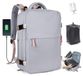 Elzusha - Lilas clair Sac à dos sous vide avec pompe - Idéal pour les voyages et les bagages à main