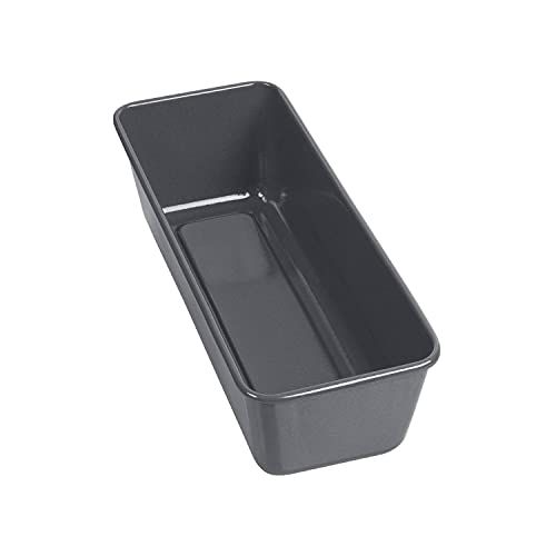 Original Kaiser La Forme Plus Broodbakvorm, 30 cm, bakvorm voor 1000 g brood, geëmailleerde bodem, bakvorm, broodbakvorm, gebak, gecoat, zuurdesembestendig, zwart