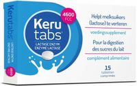 Kerutabs Lactase Enzym 4600 FCC 15 comprimés