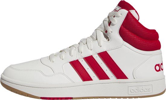 adidas Sportswear Hoops 3.0 Mid - Heren - Wit - Maat 44